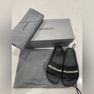 Balenciaga Sport Slide Logo size 37 womens